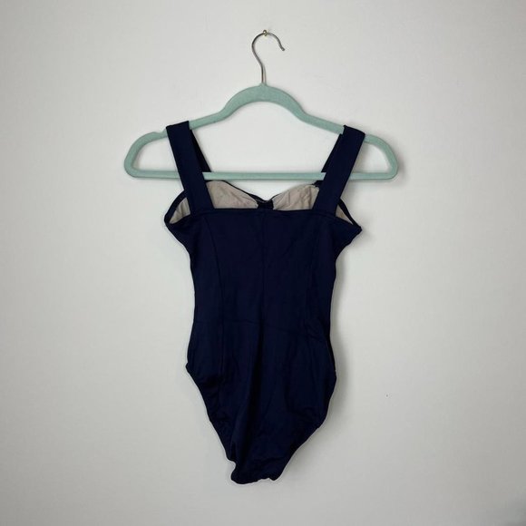 Blue Sleeveless Bodysuit with Sweetheart Neckline - Picture 2 of 4